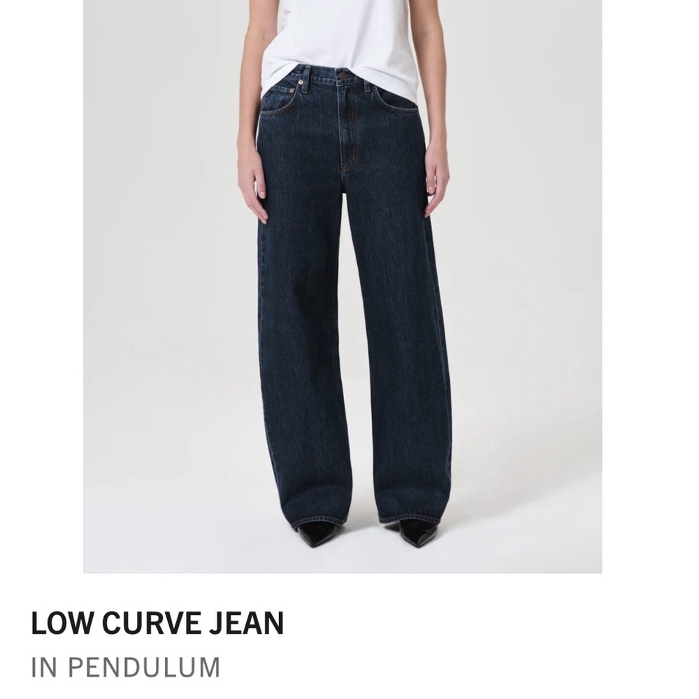 Agolde Low Curve Jean in Pendulum